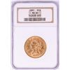 Image 1 : 1881 $10 Liberty Head Eagle Gold Coin NGC MS63