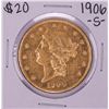 Image 1 : 1906-S $20 Liberty Head Double Eagle Gold Coin