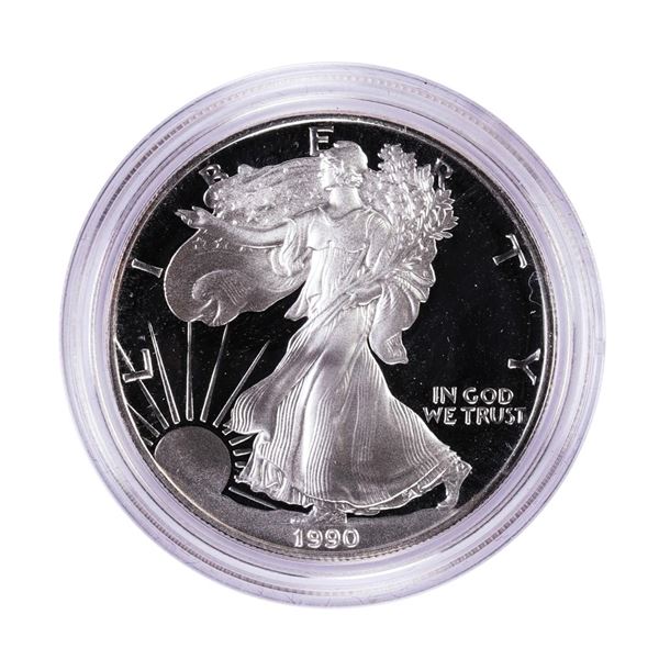 1990-S $1 Proof American Silver Eagle Coin