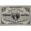 Image 1 : March 3, 1863 Third Issue Three Cents Fractional Currency Note