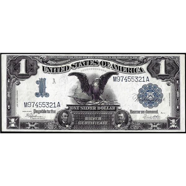 1899 $1 Black Eagle Silver Certificate Note