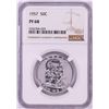 Image 1 : 1957 Proof Franklin Half Dollar Coin NGC PF68