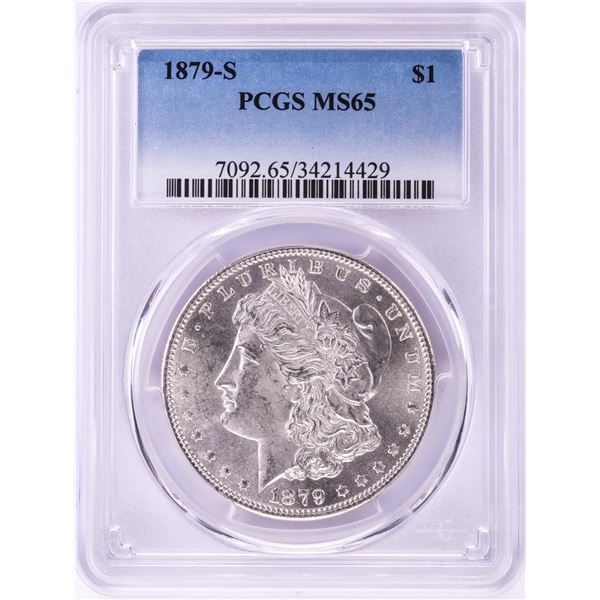 1879-S $1 Morgan Silver Dollar Coin PCGS MS65