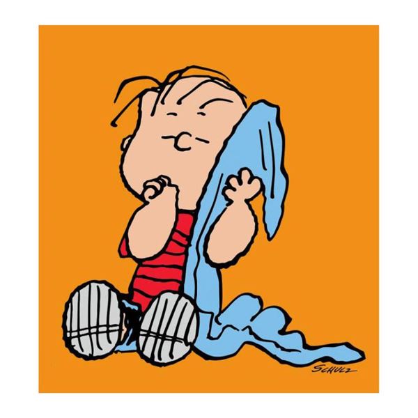 Peanuts  Linus: Orange  Limited Edition Giclee on Canvas