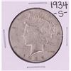 Image 1 : 1934-S $1 Peace Silver Dollar Coin