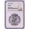 Image 1 : 1959 Proof Franklin Half Dollar Coin NGC PF68