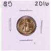 Image 1 : 2016 $5 American Gold Eagle Coin