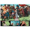 Image 1 : Marvel Comics "New Avengers #8" Limited Edition Giclee on Canvas