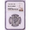 Image 1 : 1966 SMS Kennedy Half Dollar Coin NGC MS67 Cameo