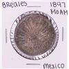 Image 1 : 1897 Mo AM Mexico 8 Reales Silver Coin
