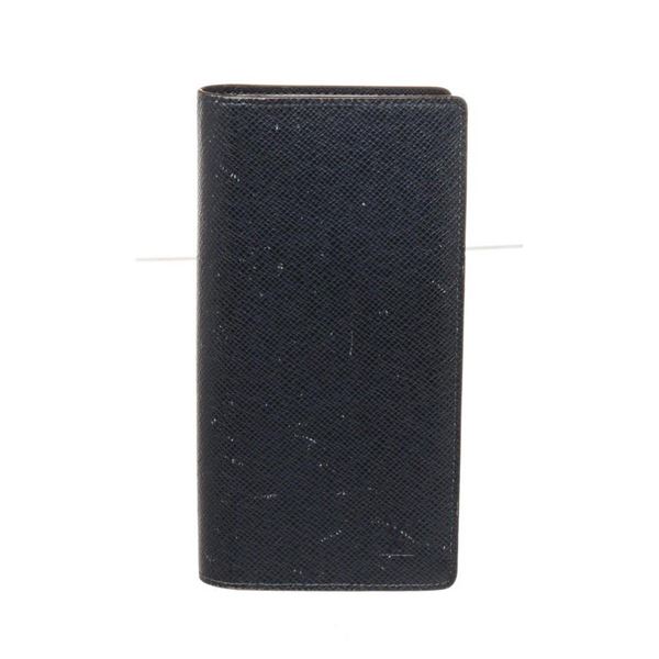 Louis Vuitton Black Leather Brazza Wallet