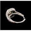 Image 3 : 14KT White Gold 1.78 ctw Diamond Ring