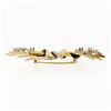 Image 4 : Jabel Vintage 18K Gold .90 ctw Diamond Textured Multi-Wire Spray Bow Brooch Pin