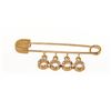 Image 1 : Chanel Gold Logo Safety Pin