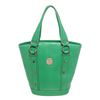 Image 1 : MCM Green Coated Canvas Tote Bag