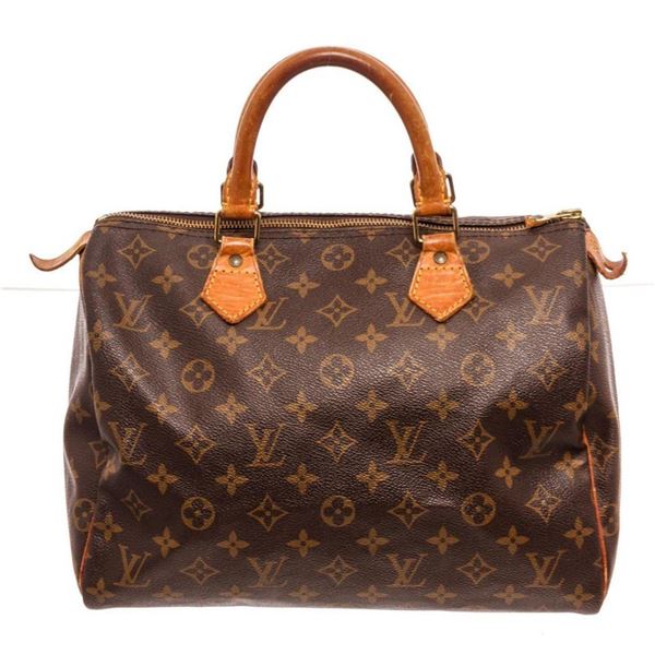 Louis Vuitton Brown Speedy 30cm Satchel Bag