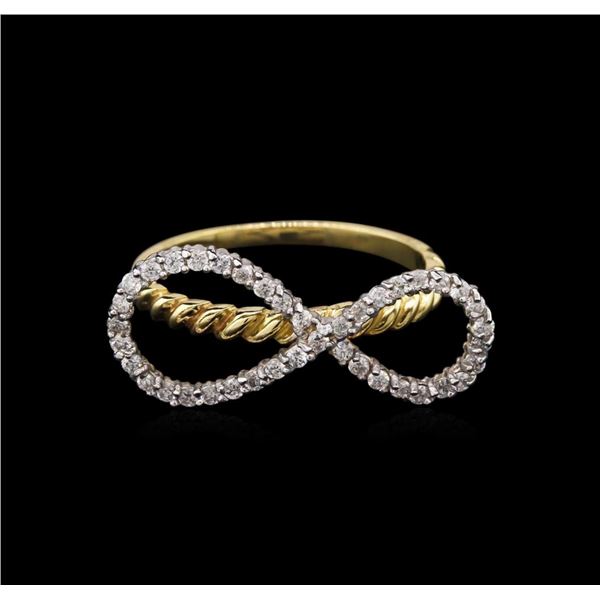 0.40 ctw Diamond Ring - 14KT Two-Tone Gold