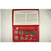 1978 JAMAICA 9 COIN BRILLIANT UNC SPECIMEN SET