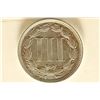 Image 2 : 1865 THREE CENT PIECE (NICKEL) VERY FINE