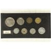 SPAIN 1944-1957 EIGHT COIN SET.