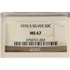 Image 3 : 1976-S SILVER KENNEDY HALF DOLLAR NGC MS67