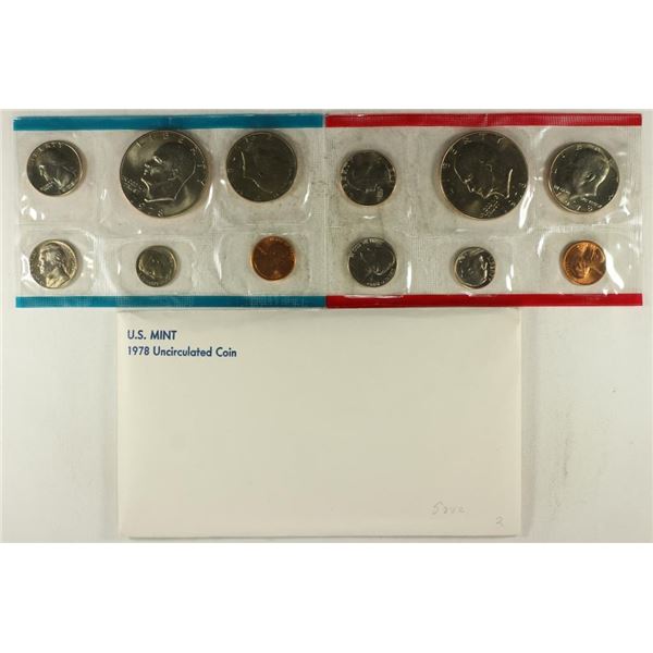 1978 US MINT SET (UNC) P/D (WITH ENVELOPE)
