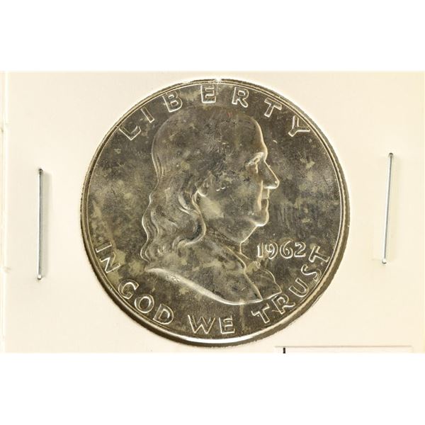 1962-D FRANKLIN HALF DOLLAR BRILLIANT UNC