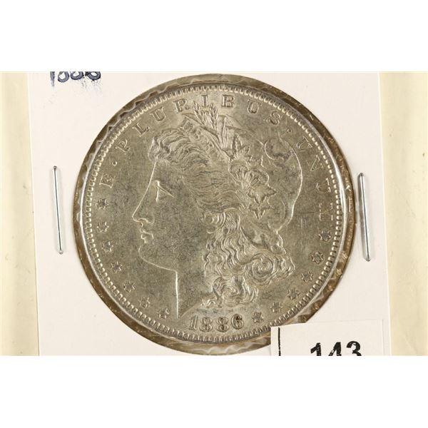 1886 MORGAN SILVER DOLLAR UNC