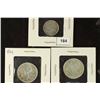 Image 1 : CANADA 1952 SILVER 10 CENTS AND 1961 & 1963 UNC