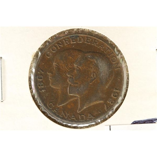1927 CANADA CONFEDERATION TOKEN