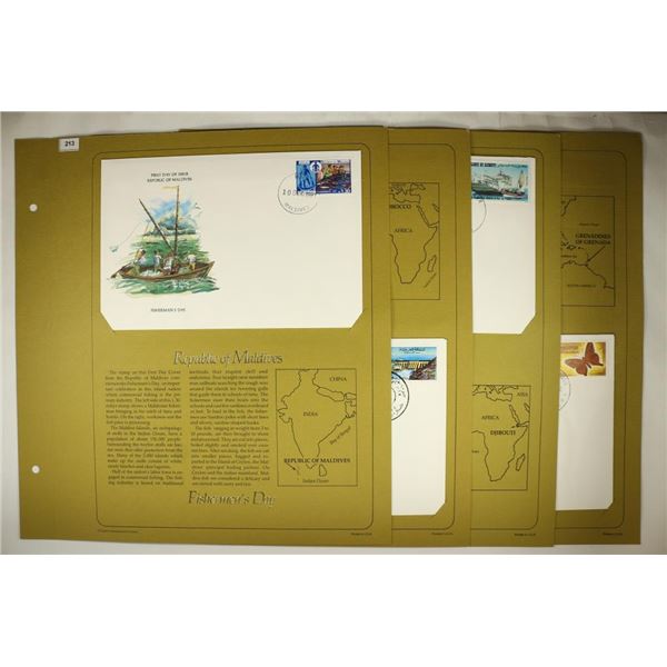 4 ASSORTED 1981/82 1ST DAY COVERS