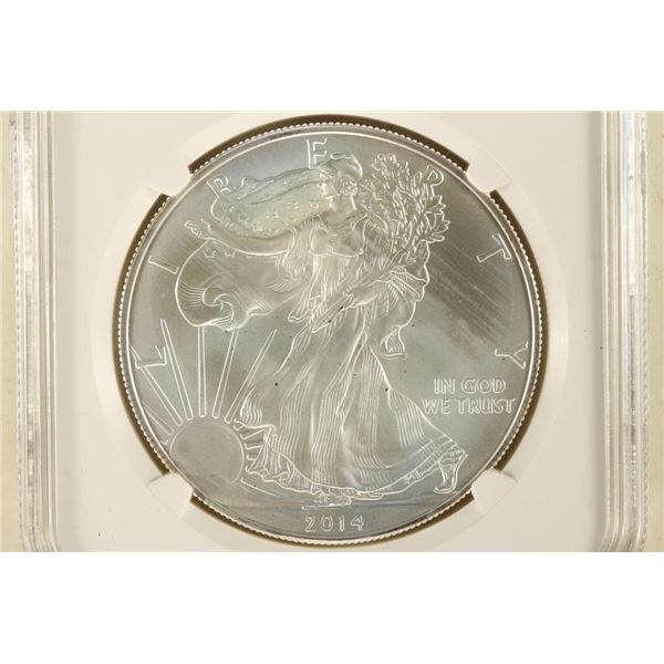 2014 AMERICAN SILVER EAGLE NGC MS69 EARLY RELEASES