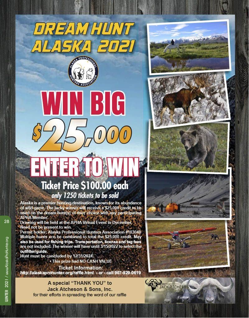 $25,000 Dream Hunt Raffle