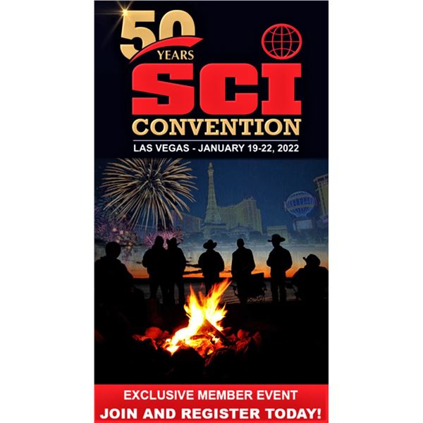 SCI & SCI Alaska Chapter Life Membership, includes 2 4 Day SCI 50th Anniversary Convention Passes