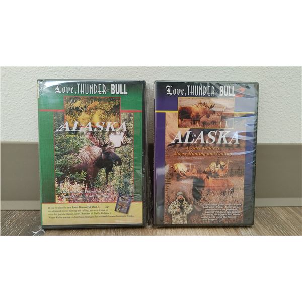 Moose Call - donated by Wayne Kubat Love, Thunder, Bull 1 & 2 Educational Moose Calling and Hunting