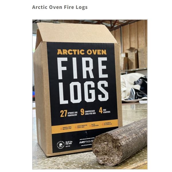 Back Country Sled, Bear Fence, Arctic Oven Logs - Donated by Airframes Alaska