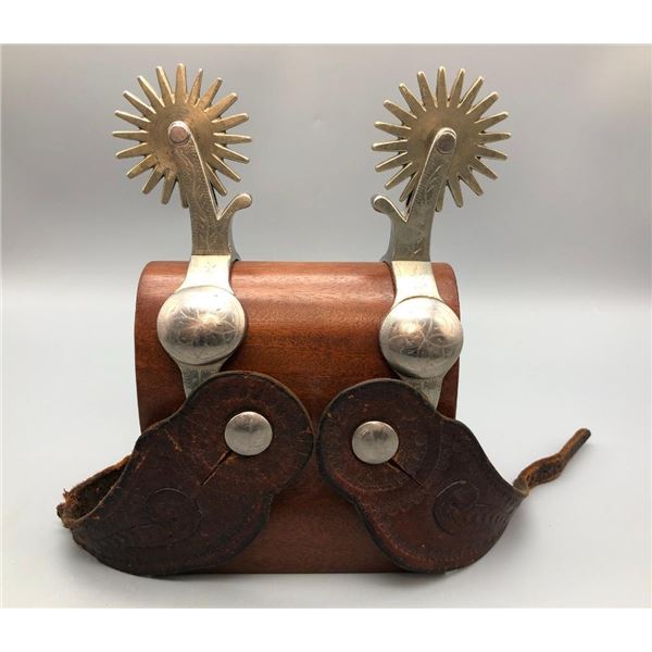 Pair of Crockett Stainless Spurs