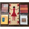 Vintage Navajo Textile and Group of Related Books