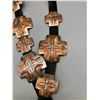 Image 8 : Copper and Sterling Silver Concho Belt
