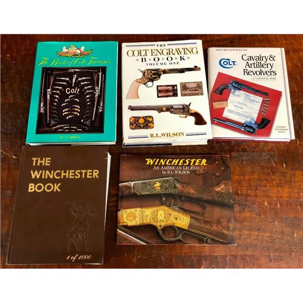 Group of Western Coffee Tables Books - Colt and Winchester
