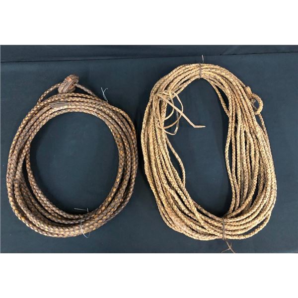 Two Old Rawhide Reatas