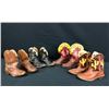 Four Pairs of Vintage Kids Cowboy Boots
