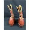 Image 10 : Two Pairs of Vintage Cowboy Boots