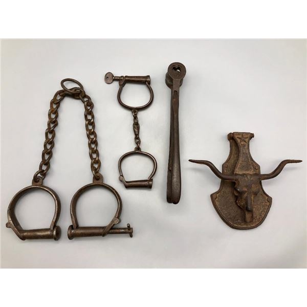 Steer Head Knocker, Iron Cuffs Heart Punch