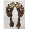 Image 6 : Two Pairs of Buddy Foster Fancy Spur Straps