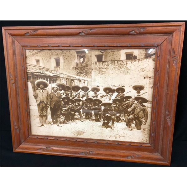 Vintage B&W Photo From The Mexican Revolution