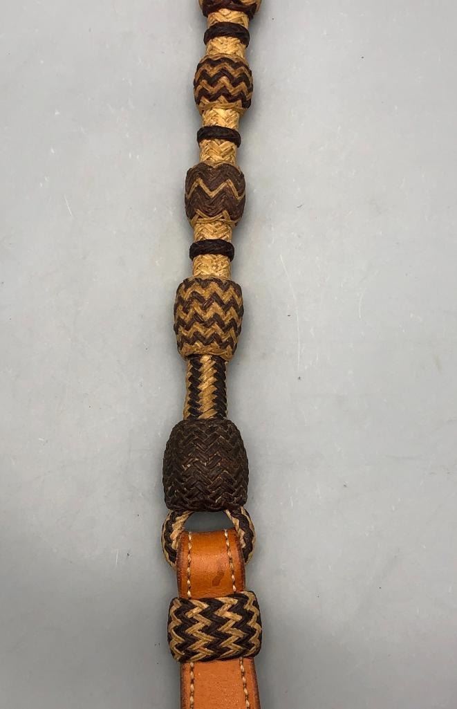 Nicely Handmade Rawhide Quirt