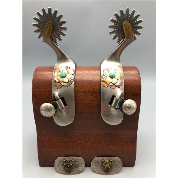 Vintage Double Mounted Spurs
