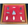 Image 1 : Nice Display of Plains Arrowheads