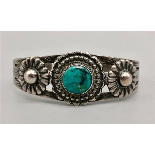 Charming Fred Harvey Era Turquoise Bracelet